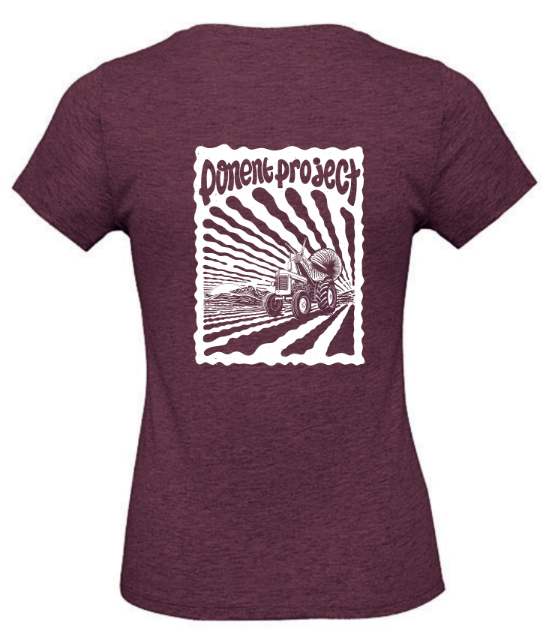 Camiseta Mujer Granate