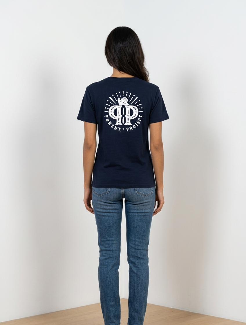 Camiseta Mujer Azul Marino