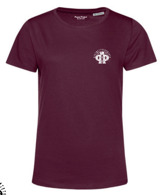 Camiseta Mujer Granate