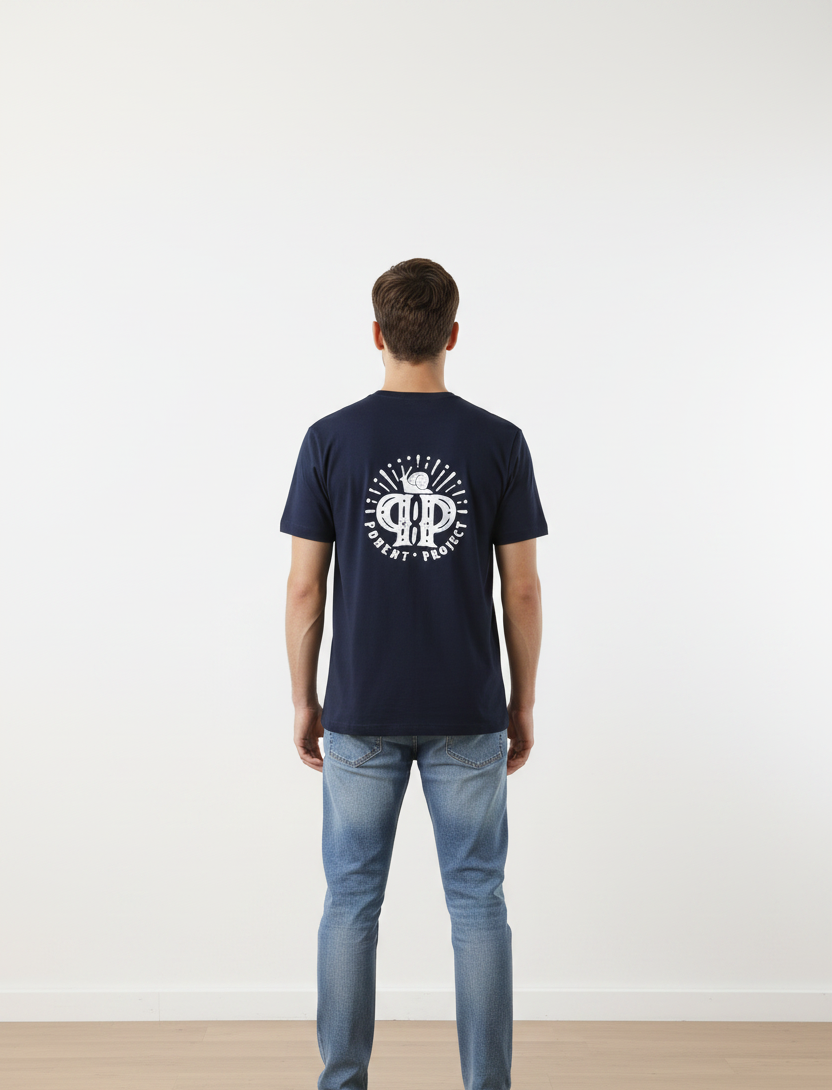 Camiseta Hombre Azul Marino