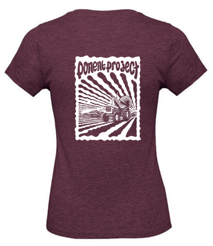 Camiseta Mujer Granate