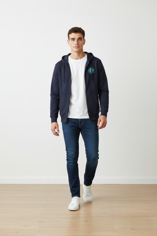 Sudadera azul Hombre