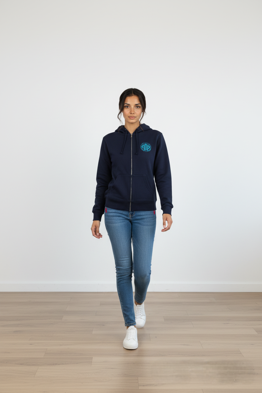 Sudadera azul Mujer