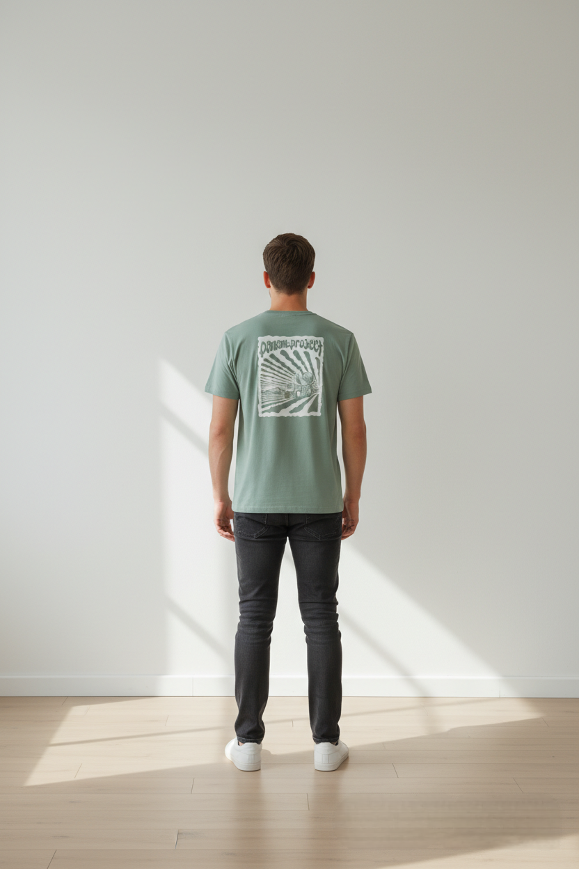 Camiseta Hombre Verde
