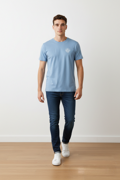 Camiseta Hombre Azul