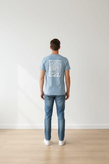 Camiseta Hombre Azul
