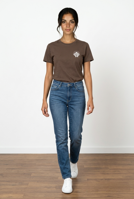 Camiseta Mujer Marrón