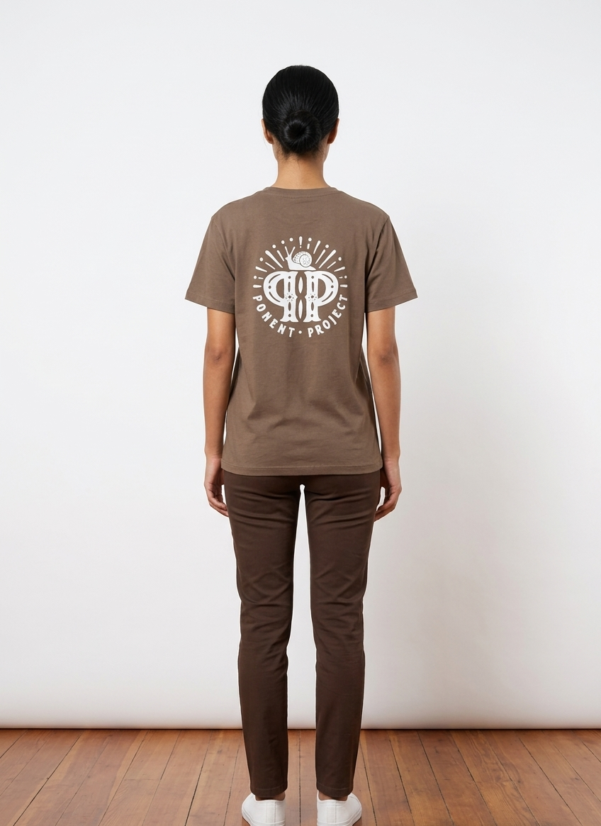 Camiseta Mujer Marrón